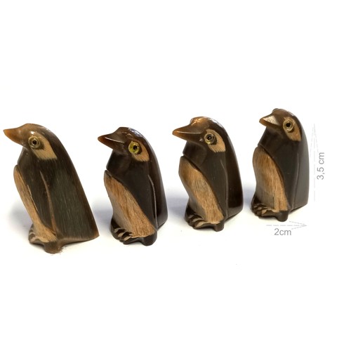 Buvolí roh  - tučňáci (4ks)