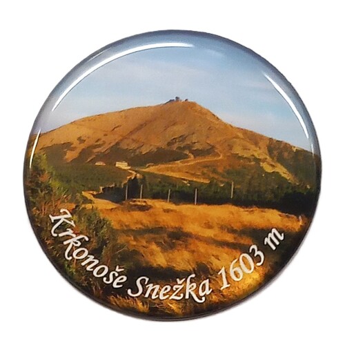 Magnetka akryl kruh 6,5cm