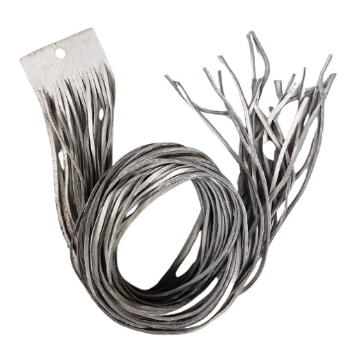 Kožený řemínek bílý