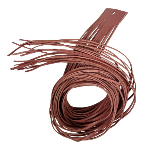 Kožený řemínek - růžová