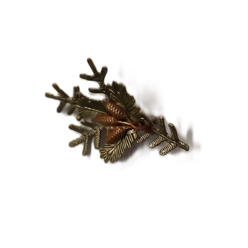 9.Úlomek řídký, šišky - barvené