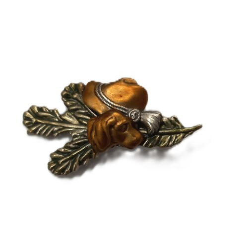 12.Klobouk, úlomek, hlava pes - barvené