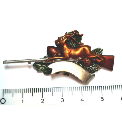 34. Puška, jelínek, stuha - barvené