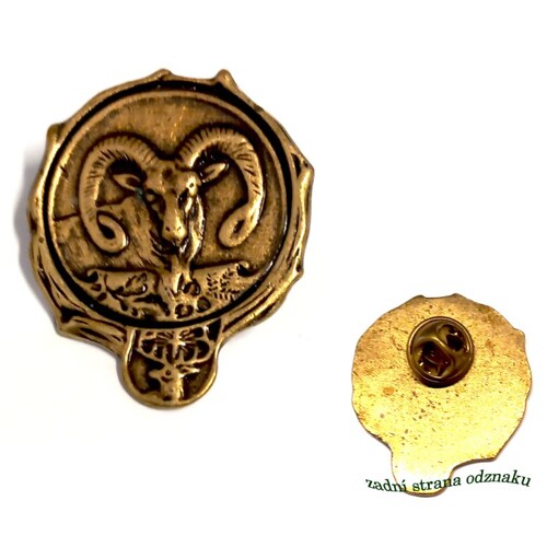 Lovecký odznak  č.5 odlévaný, muflon