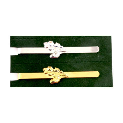 Kravatová spona č.03ZL, dub /žaludy