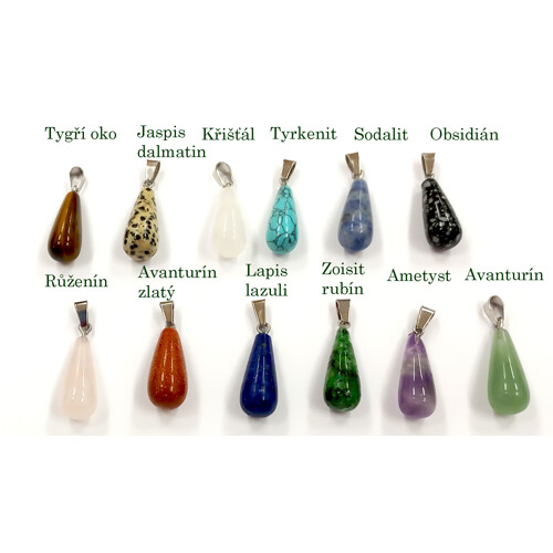 Přívěsek kámen , kapka