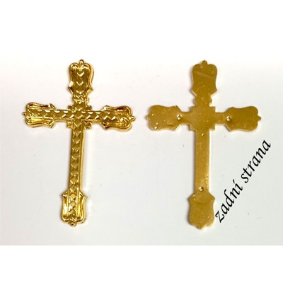 Křížek kov zlatý