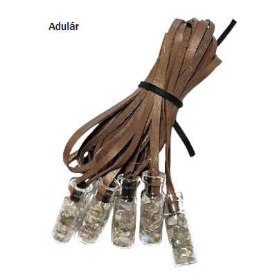 Lahvička na koženém řemínku, výběr