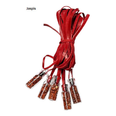 Lahvička na koženém řemínku, výběr