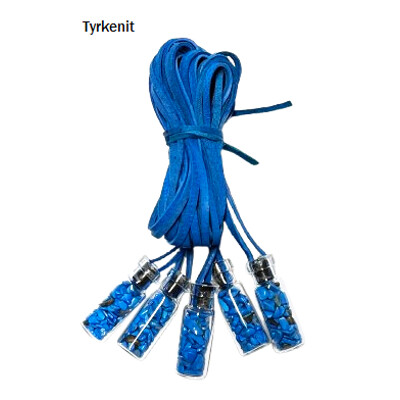 Lahvička na koženém řemínku, výběr