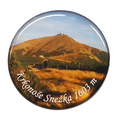 Magnetka akryl kruh 6,5cm