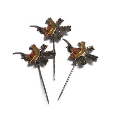 7.Bažant,úlomek -napichovací, barvený