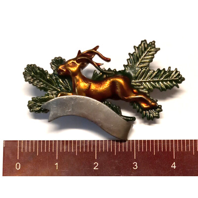 21.Jelínek, stuha, úlomek - barvené