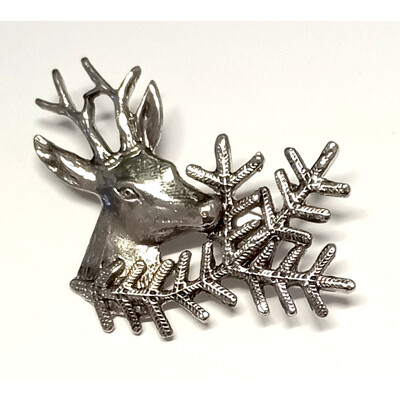 10. Lovecký odznak cín , starostříbro