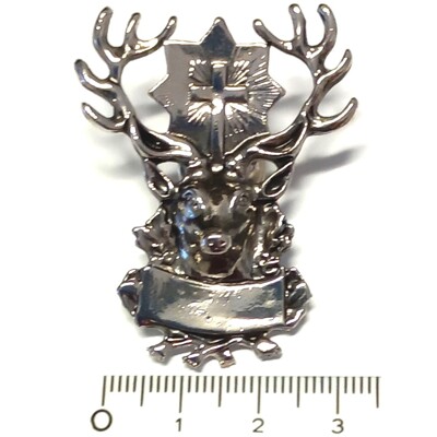 Lovecký odznak Sv.Hubert  s pinem, starostříbro