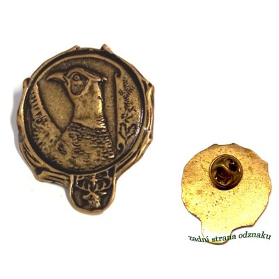 Lovecký odznak  č.7 odlévaný, bažant