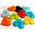 Knoflíky plast srdce 3,2x2,4